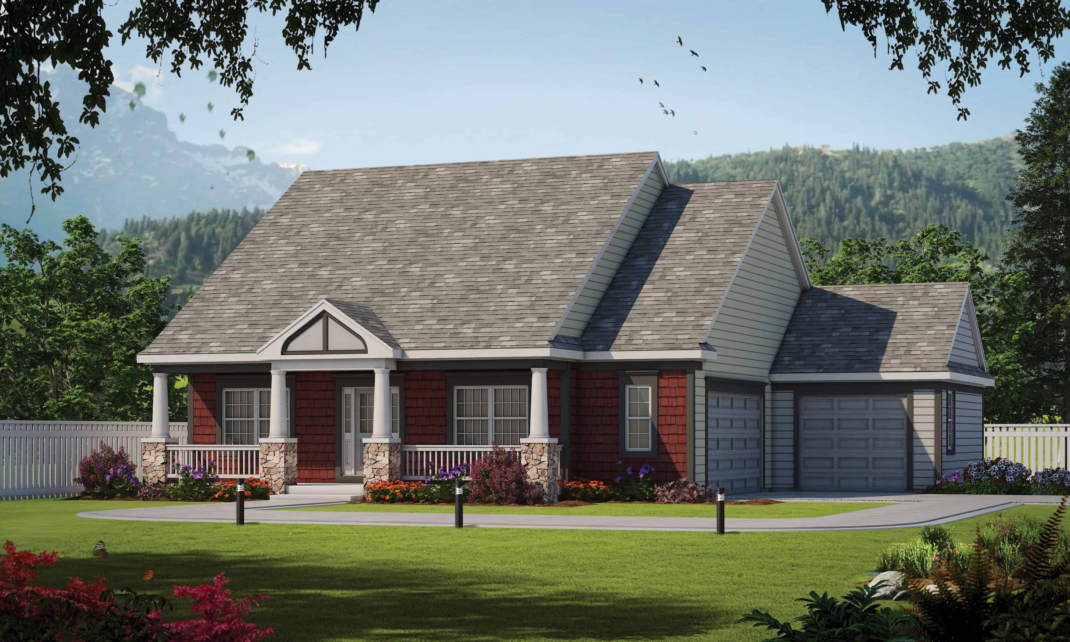2-Bedroom, 2166 Sq Ft Ranch Home - Plan #120-2620 - Main Exterior