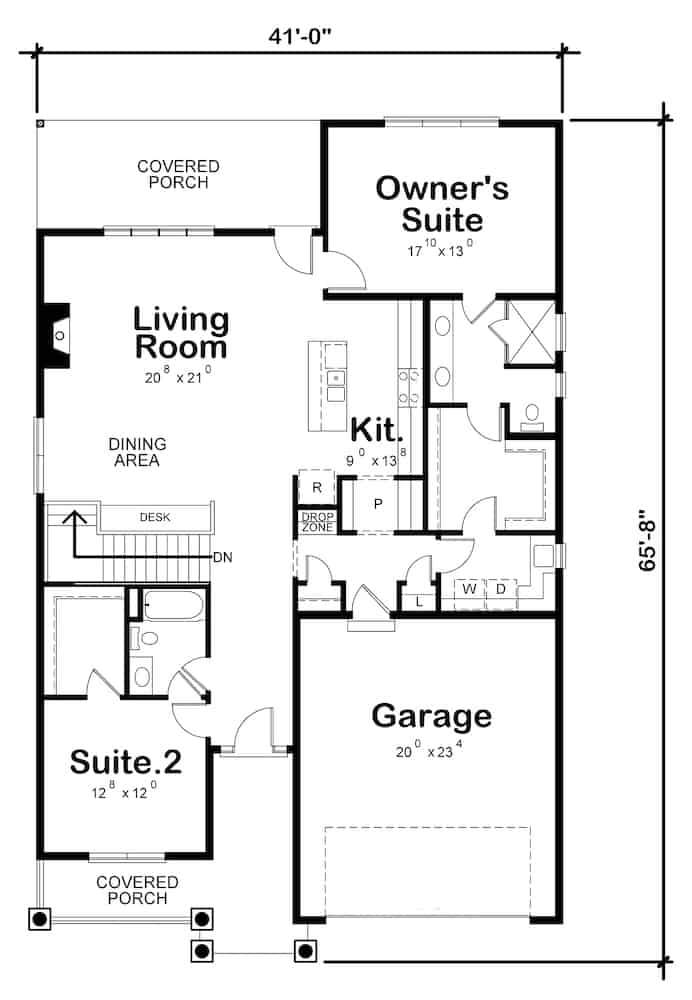 Floor Plan Main Level
