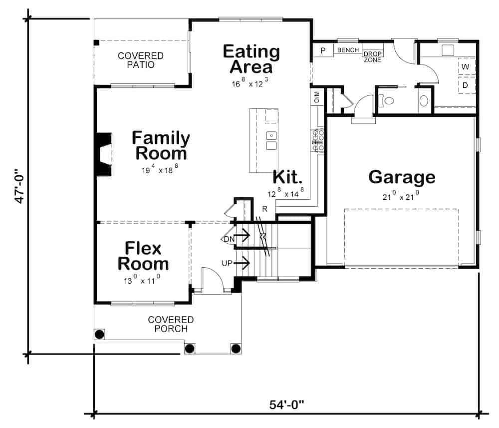 Floor Plan Main Level