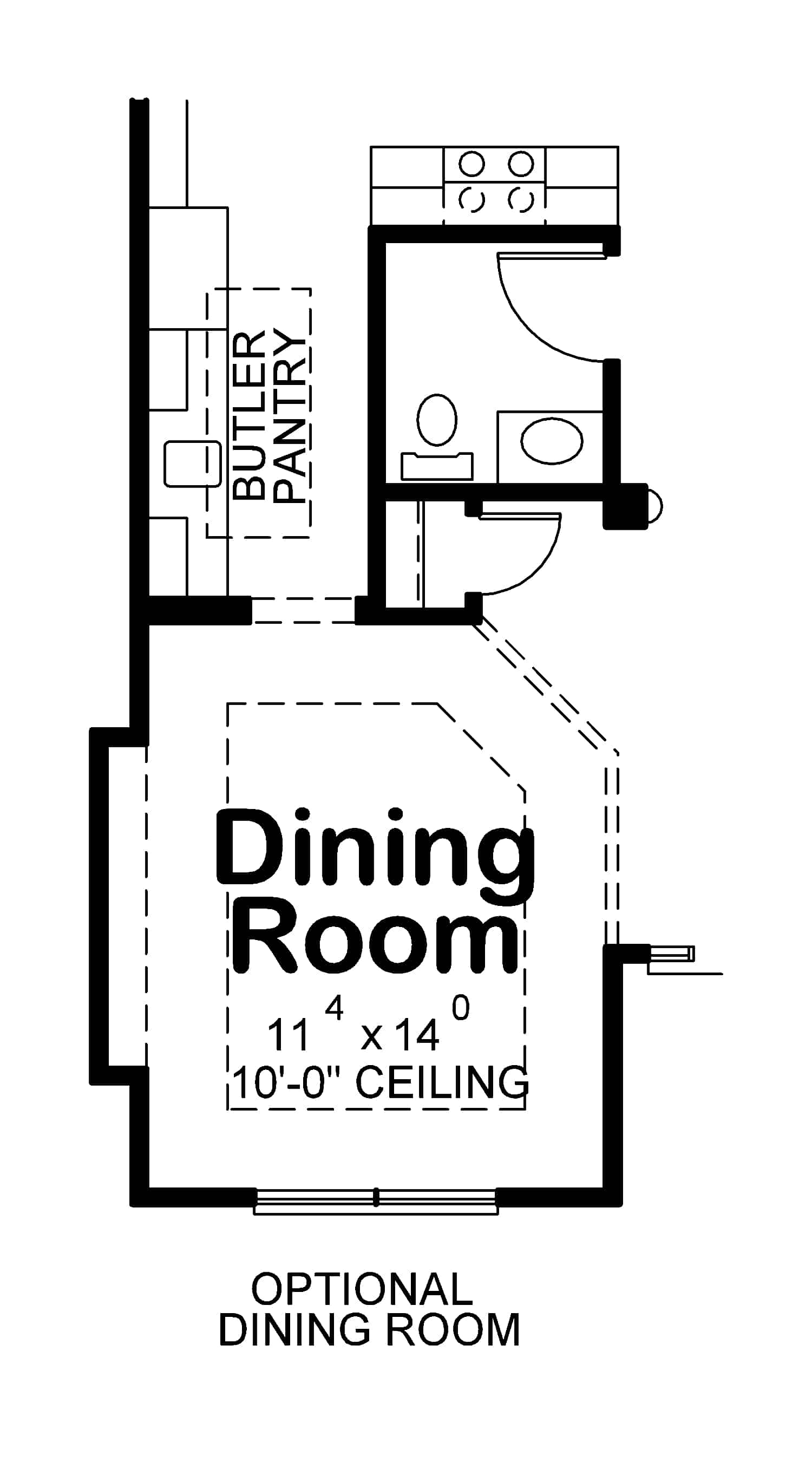 Alternative Main Level Layout