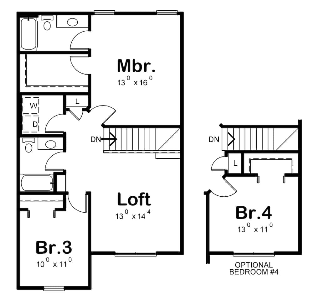 Floor Plan Upper Level