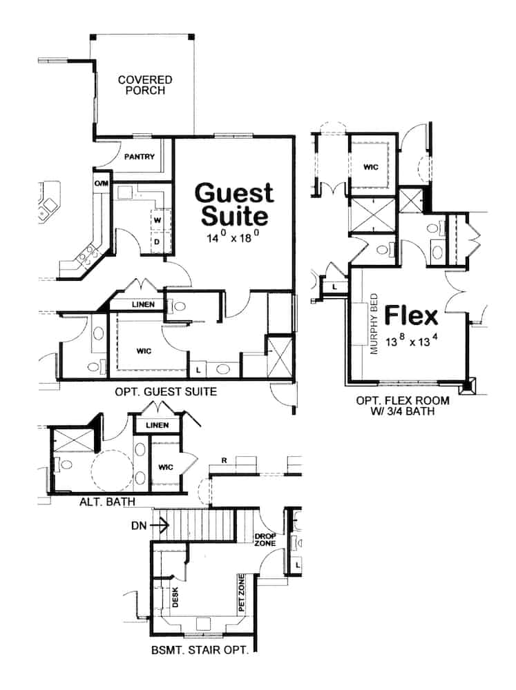 Alternative Main Level Layout