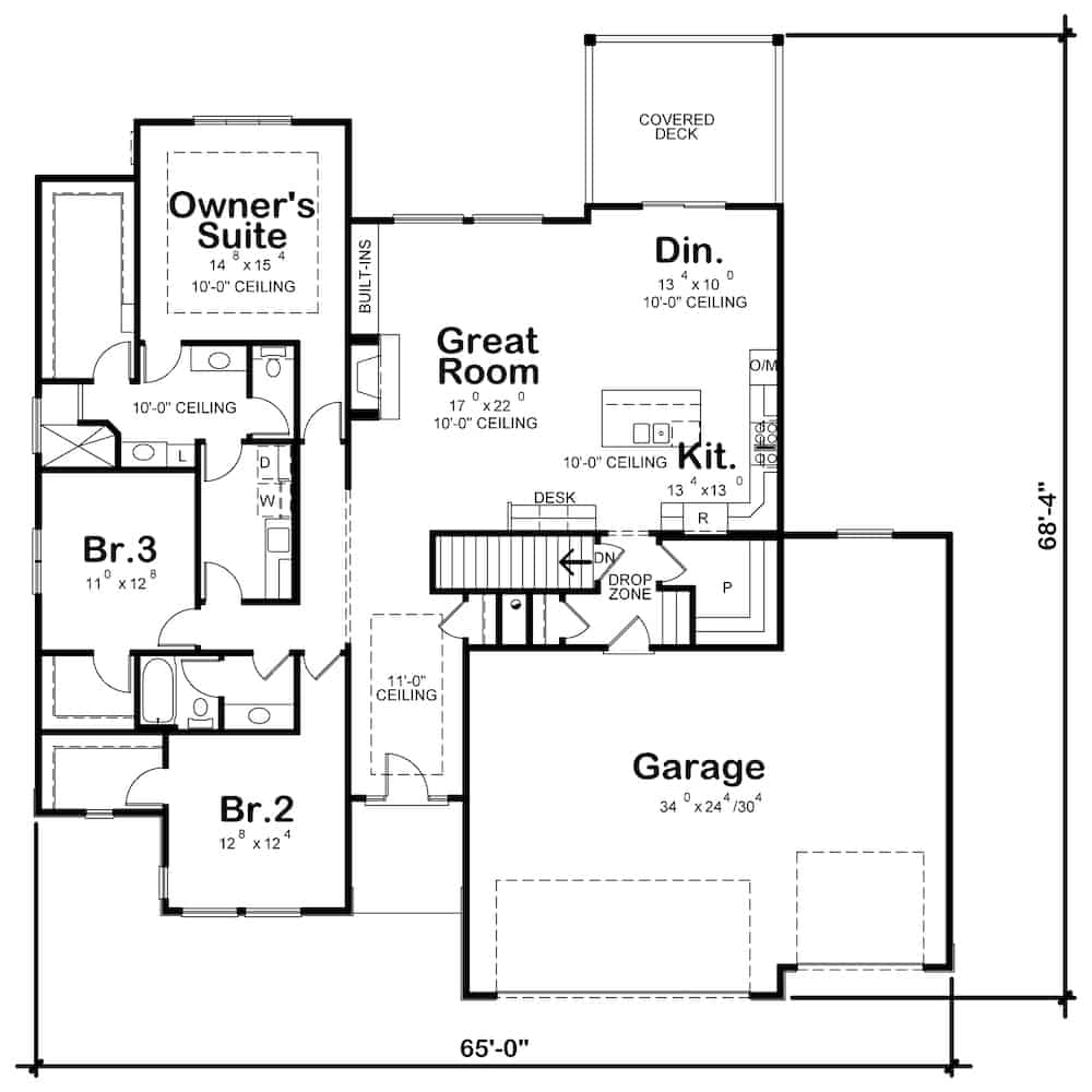 Floor Plan Main Level