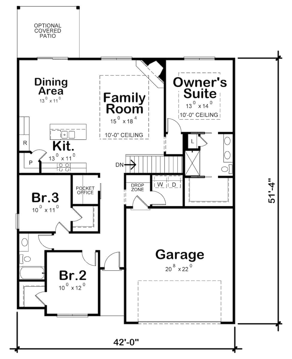 Floor Plan Main Level