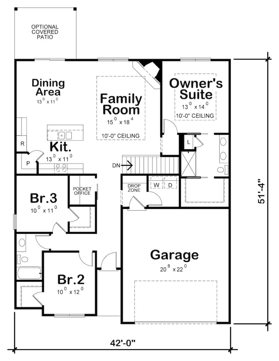 Floor Plan Main Level