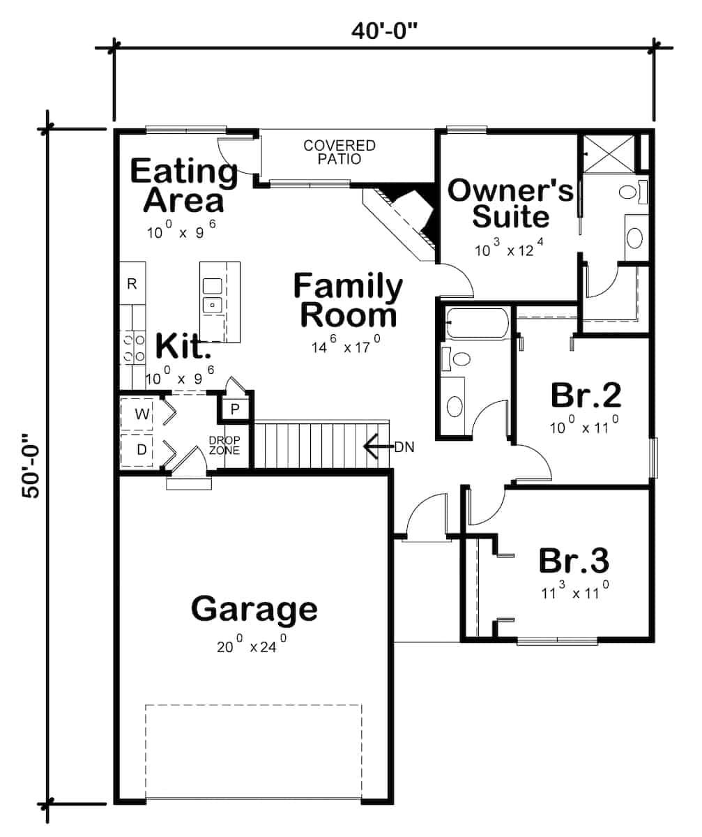 Floor Plan Main Level
