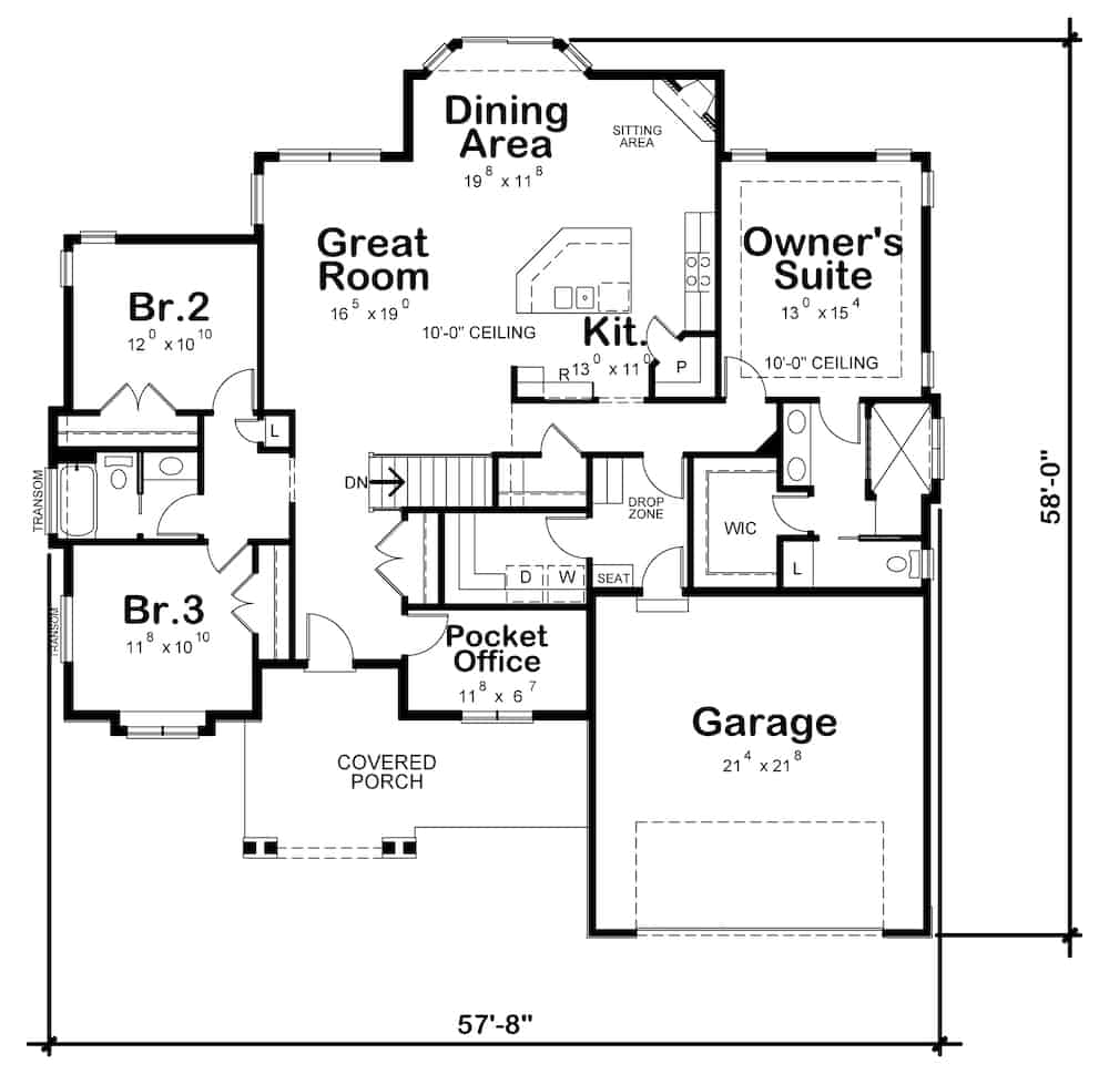 Floor Plan Main Level