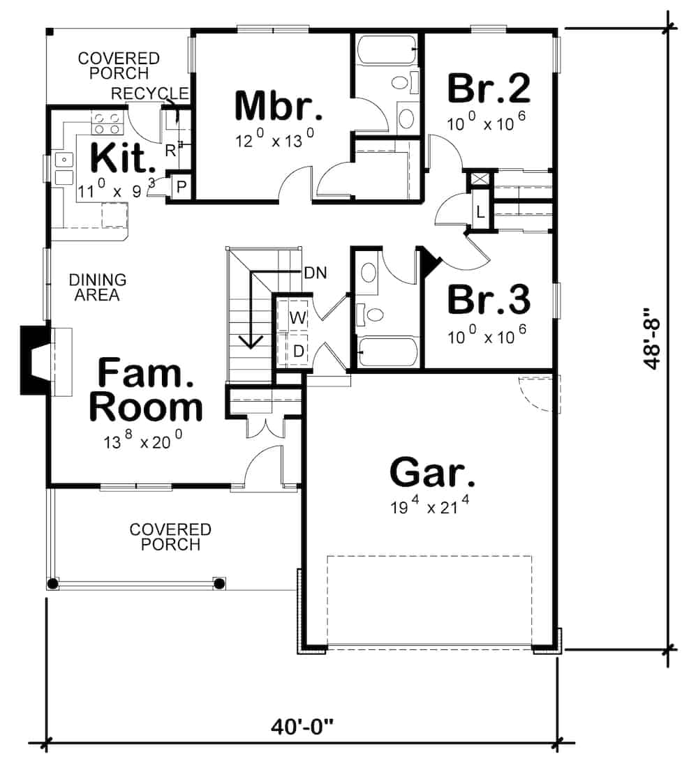 Floor Plan Main Level
