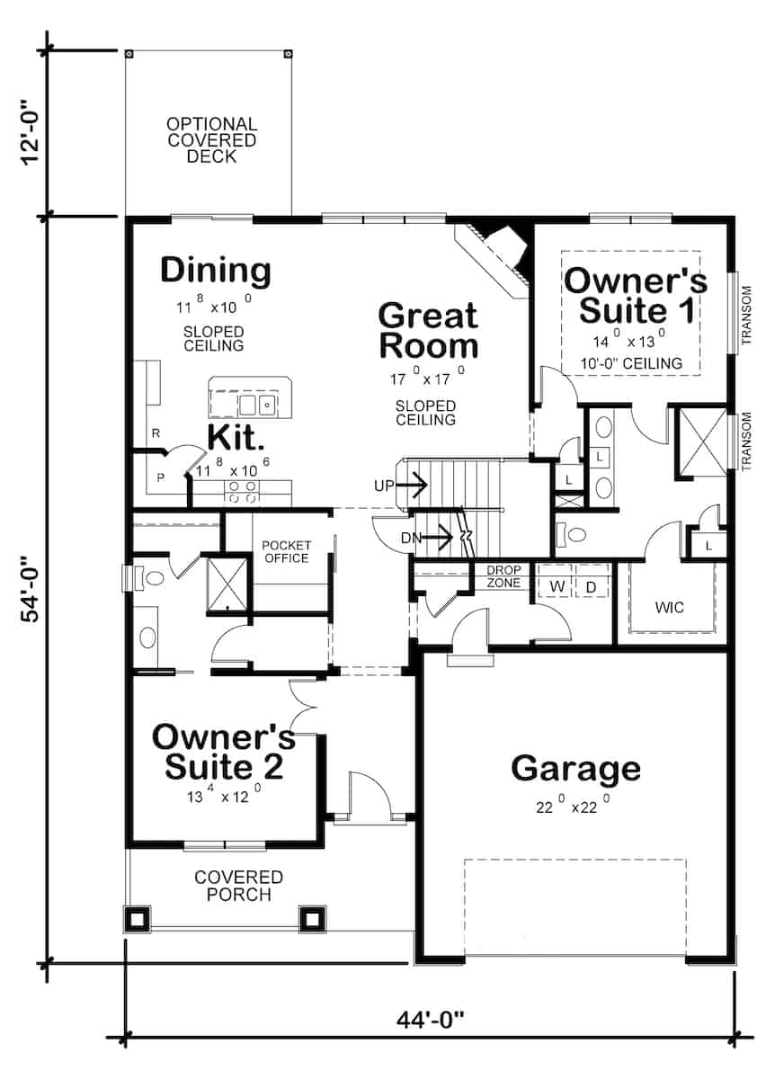 Floor Plan Main Level