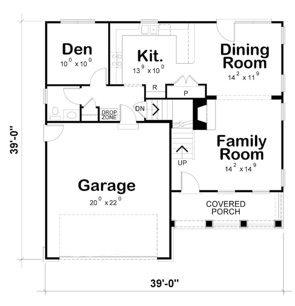 Floor Plan Main Level