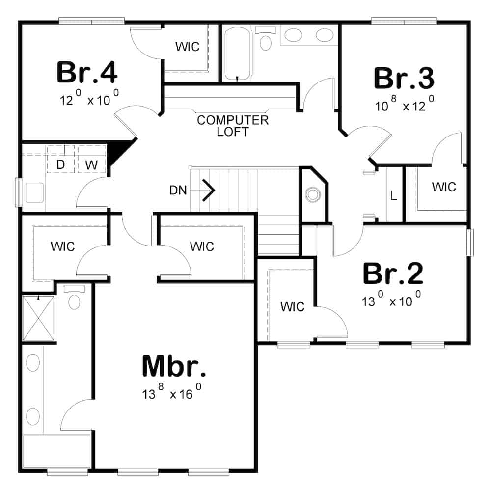 Floor Plan Upper Level