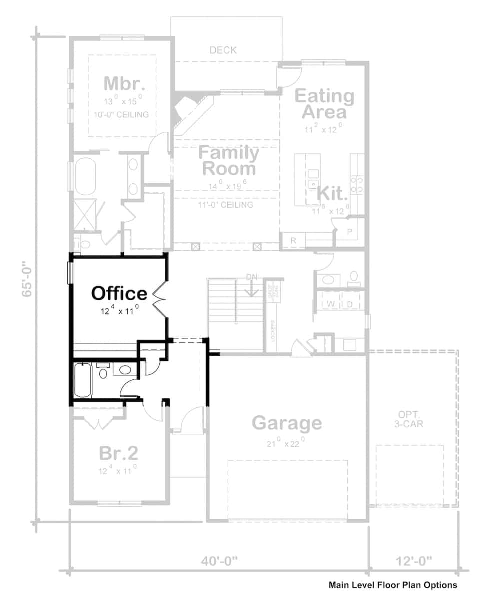 Floor Plan Main Level