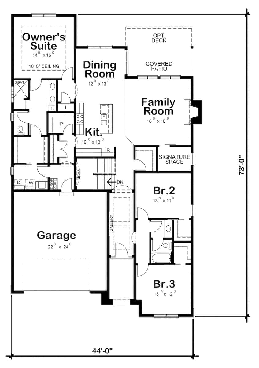 Floor Plan Main Level