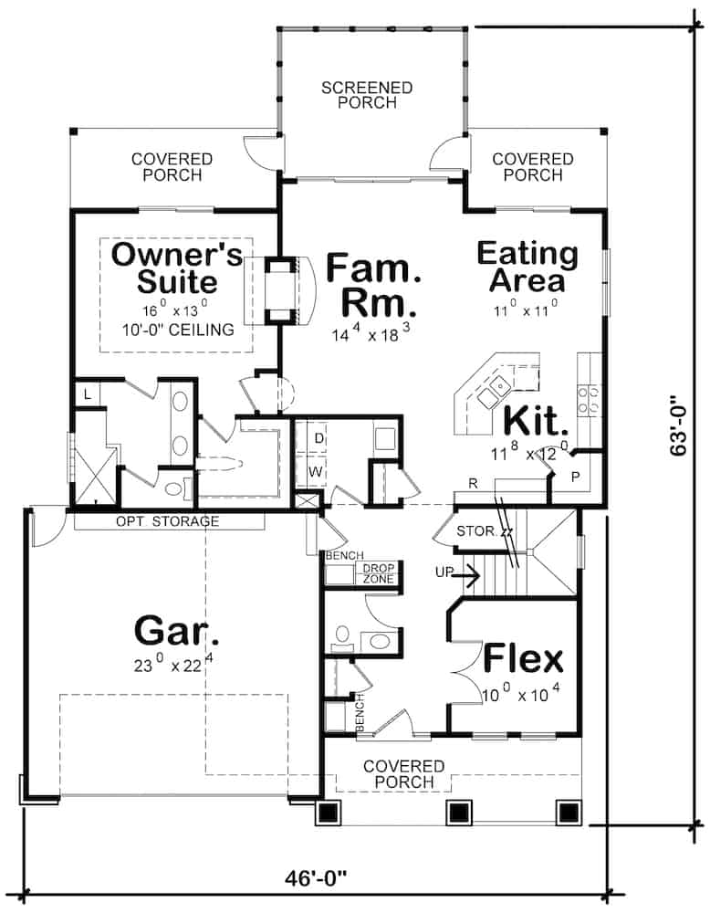 Floor Plan Main Level