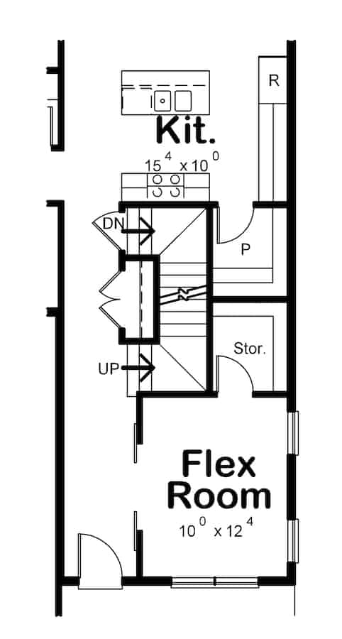 Alternative Main Level Layout