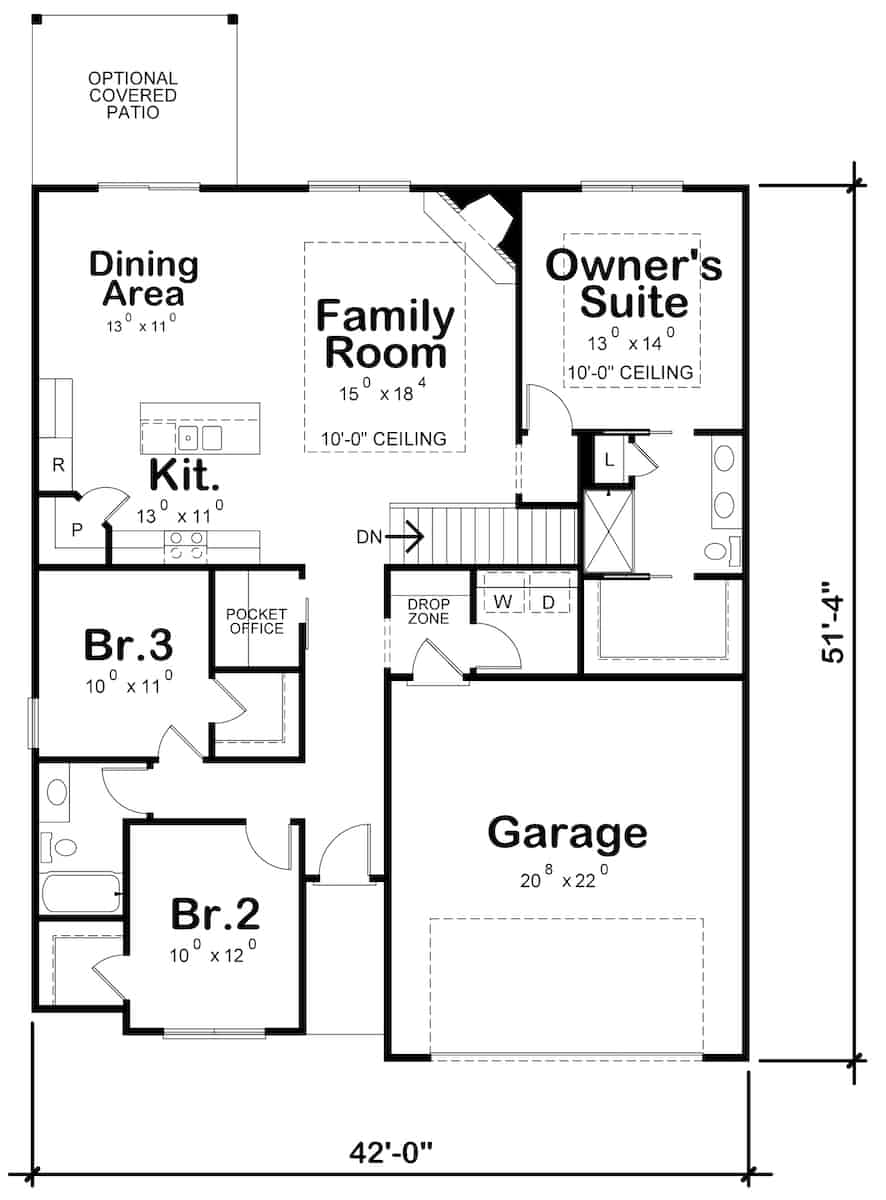 Floor Plan Main Level
