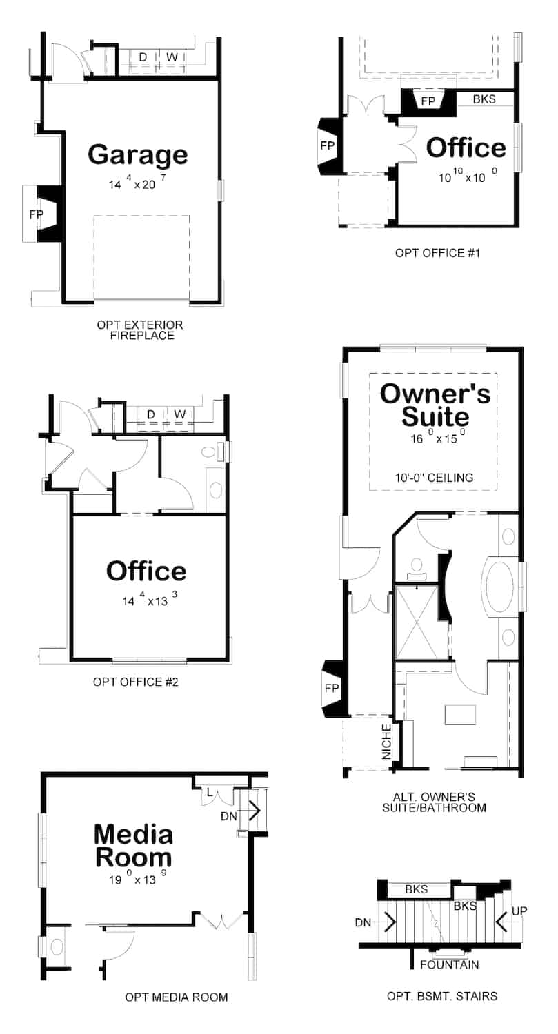 Alternative Main Level Layout