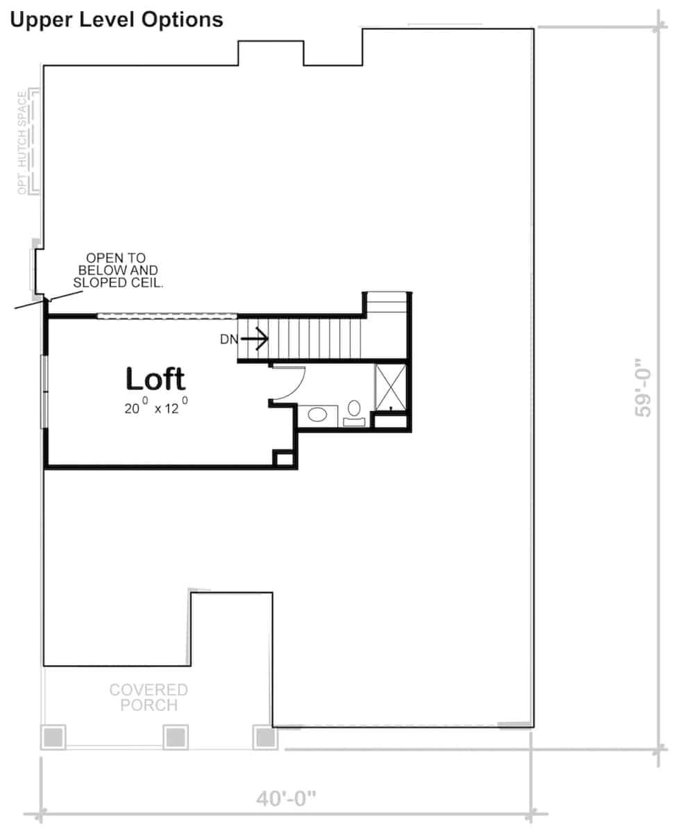 Alternative Upper Level Layout
