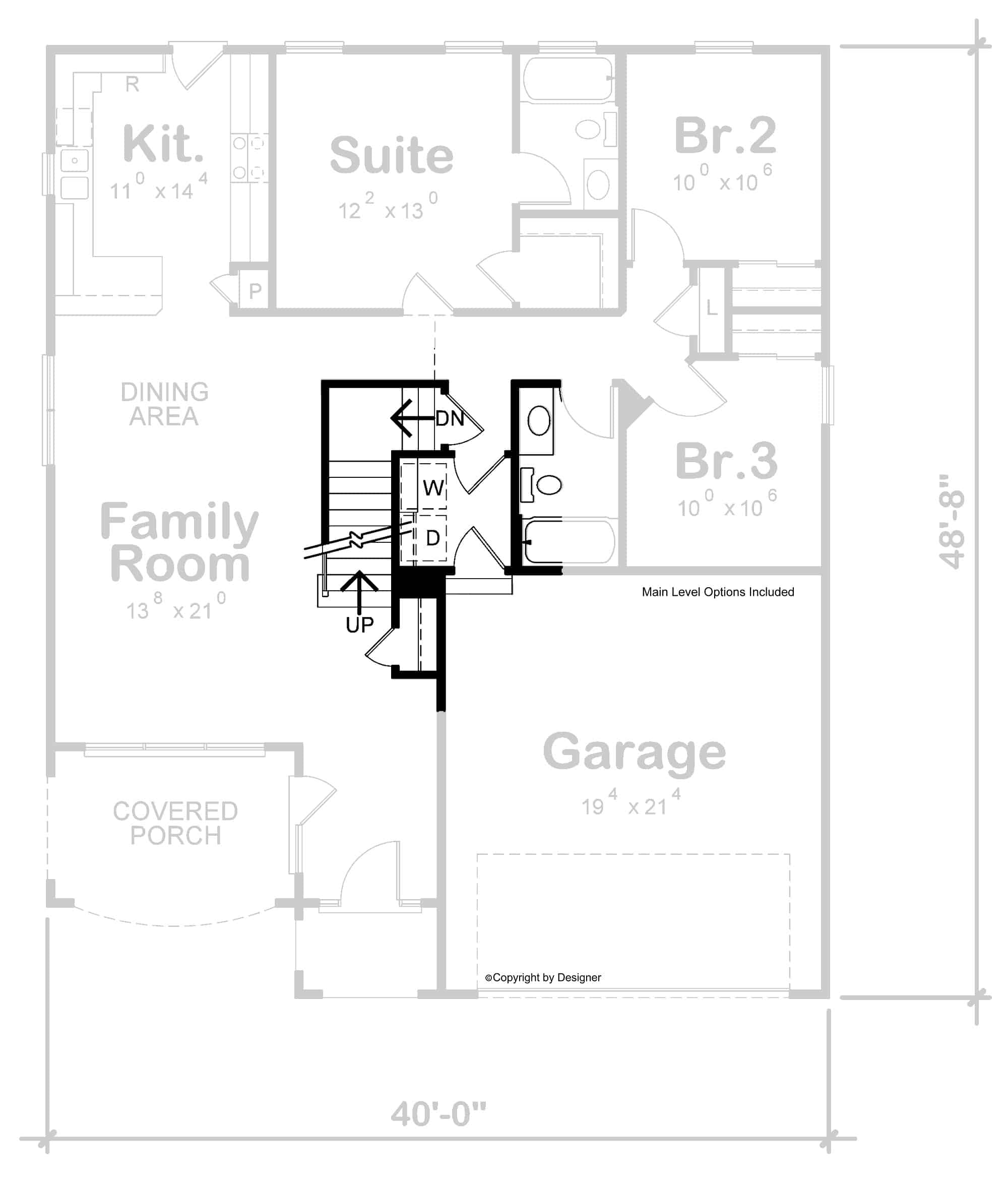 Basement Option Stair Location