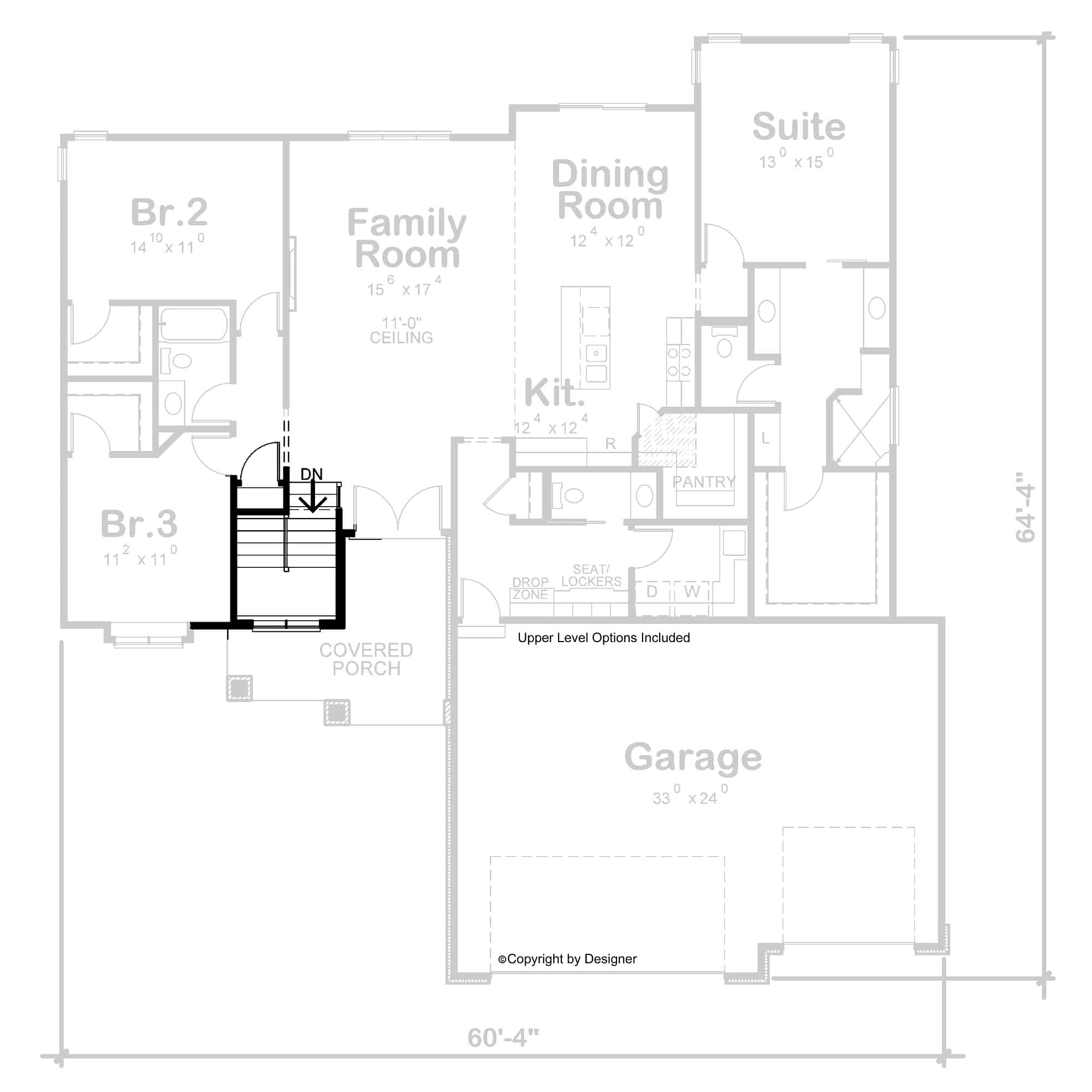 Basement Option Stair Location