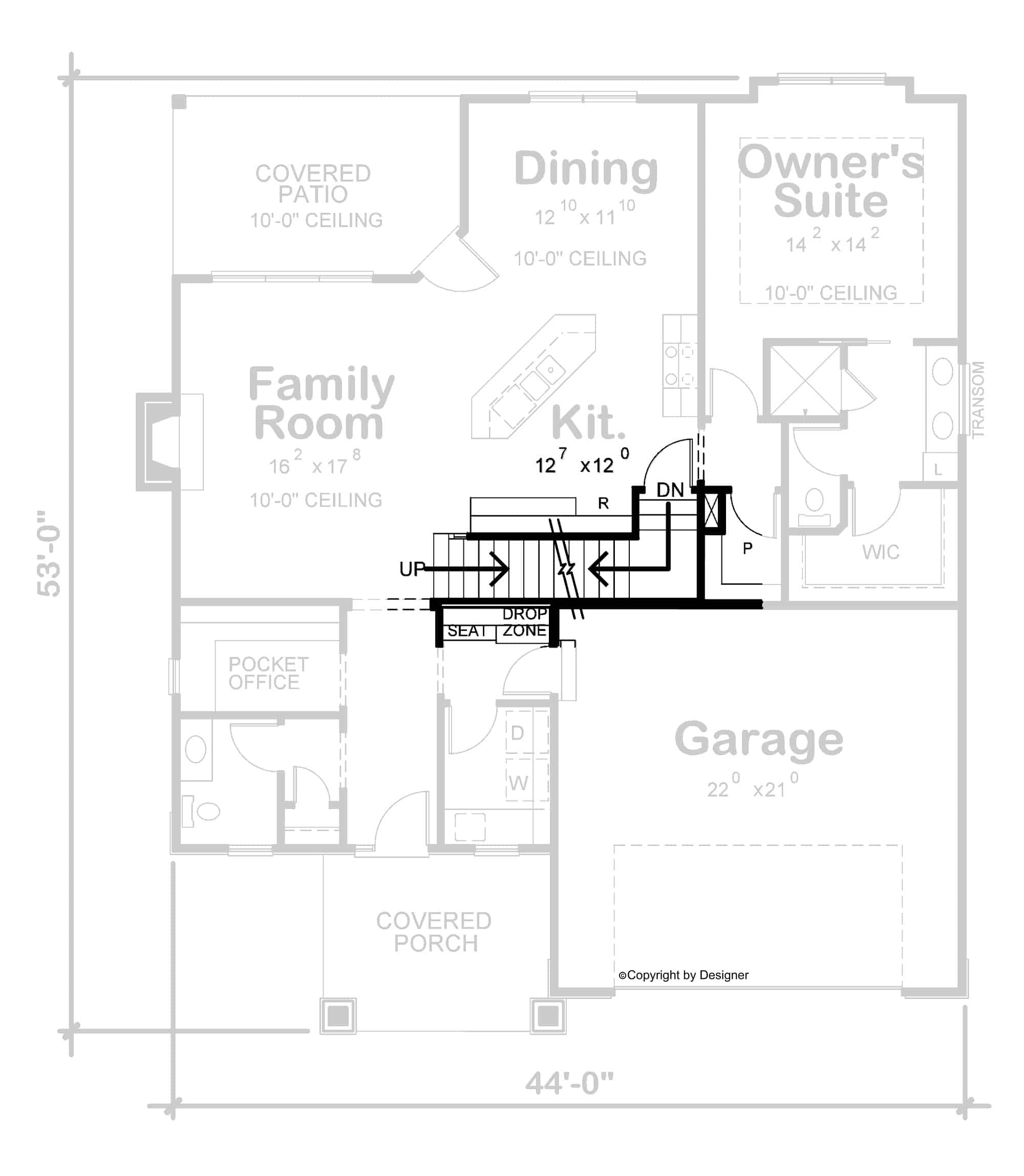 Basement Option Stair Location