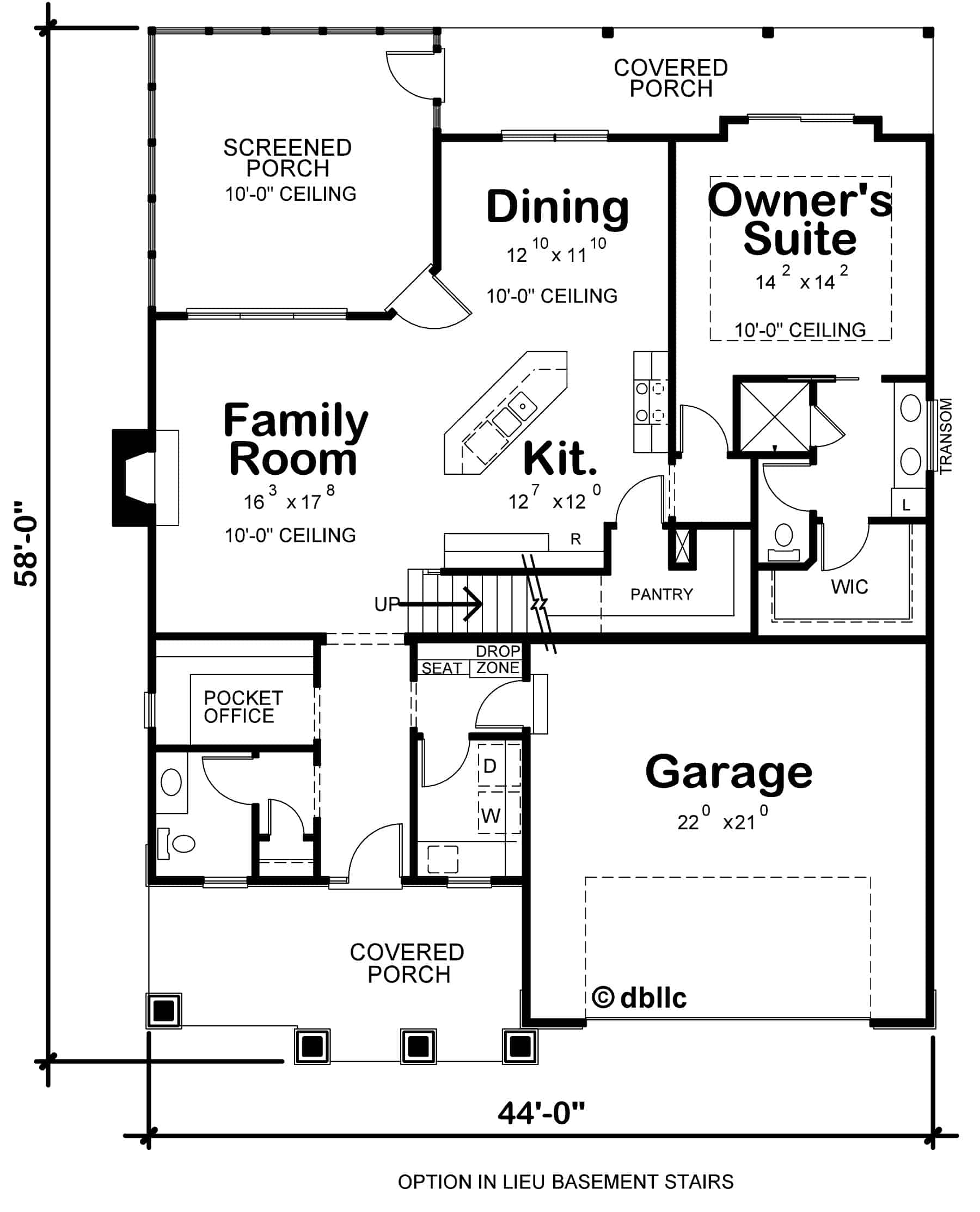 Basement Option Stair Location