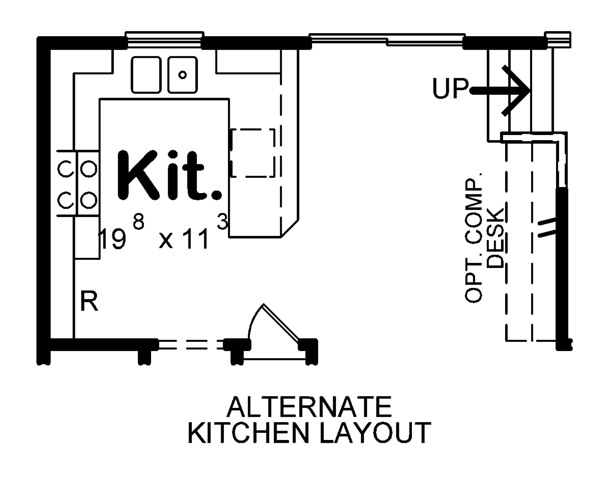 Alternative Main Level Layout