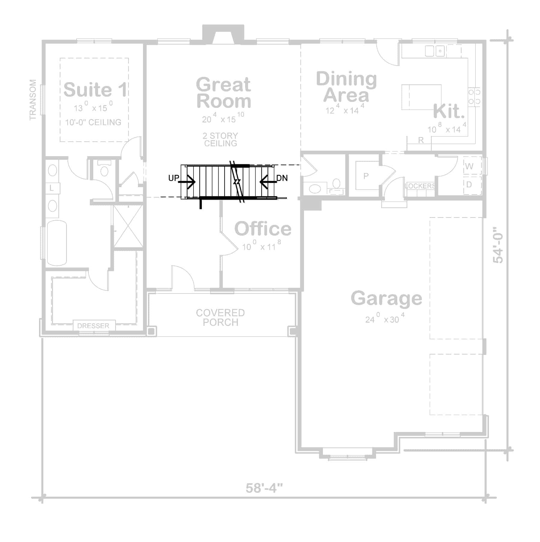 Basement Option Stair Location