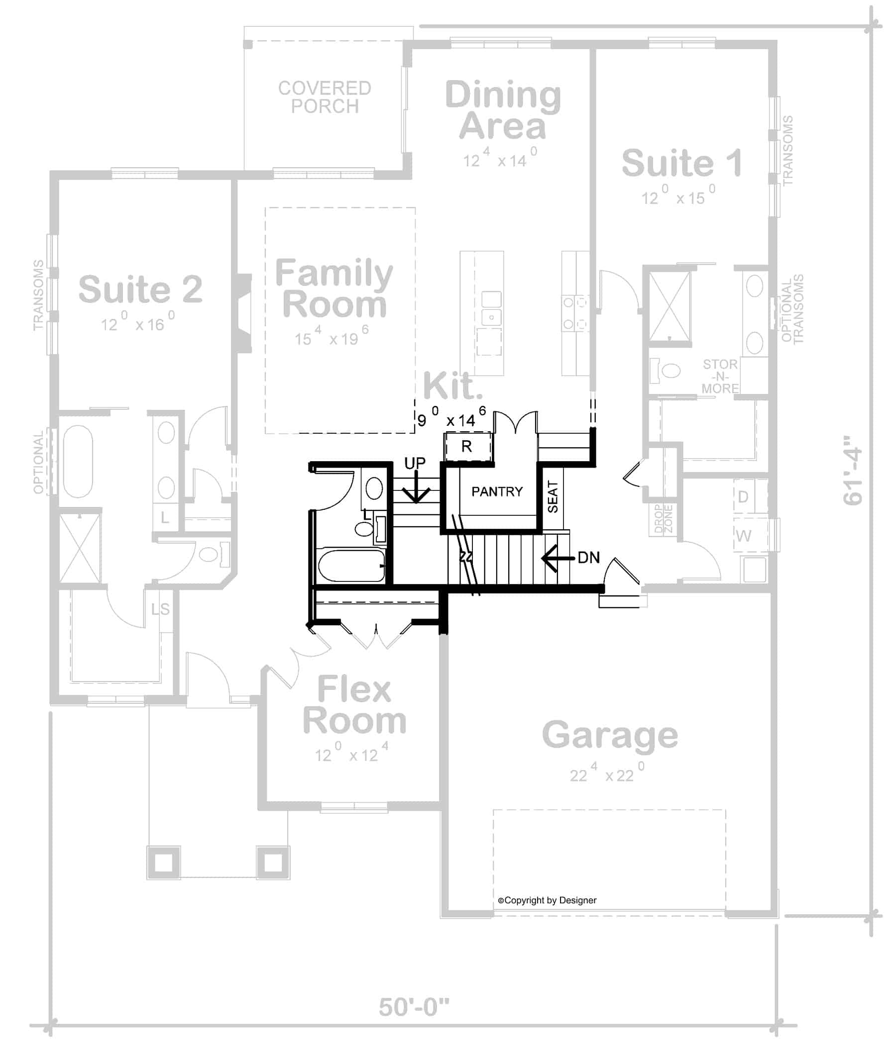 Basement Option Stair Location