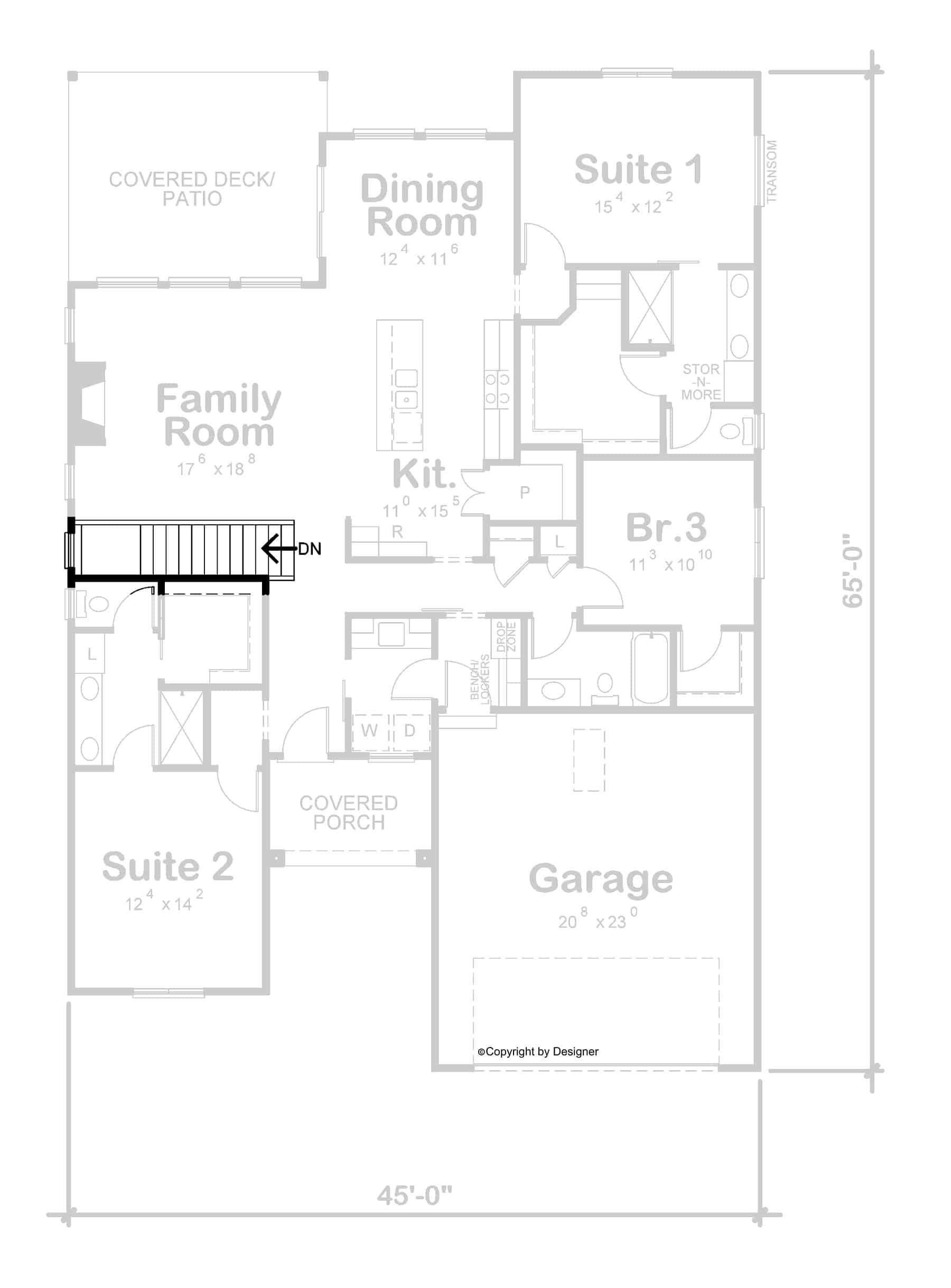 Basement Option Stair Location