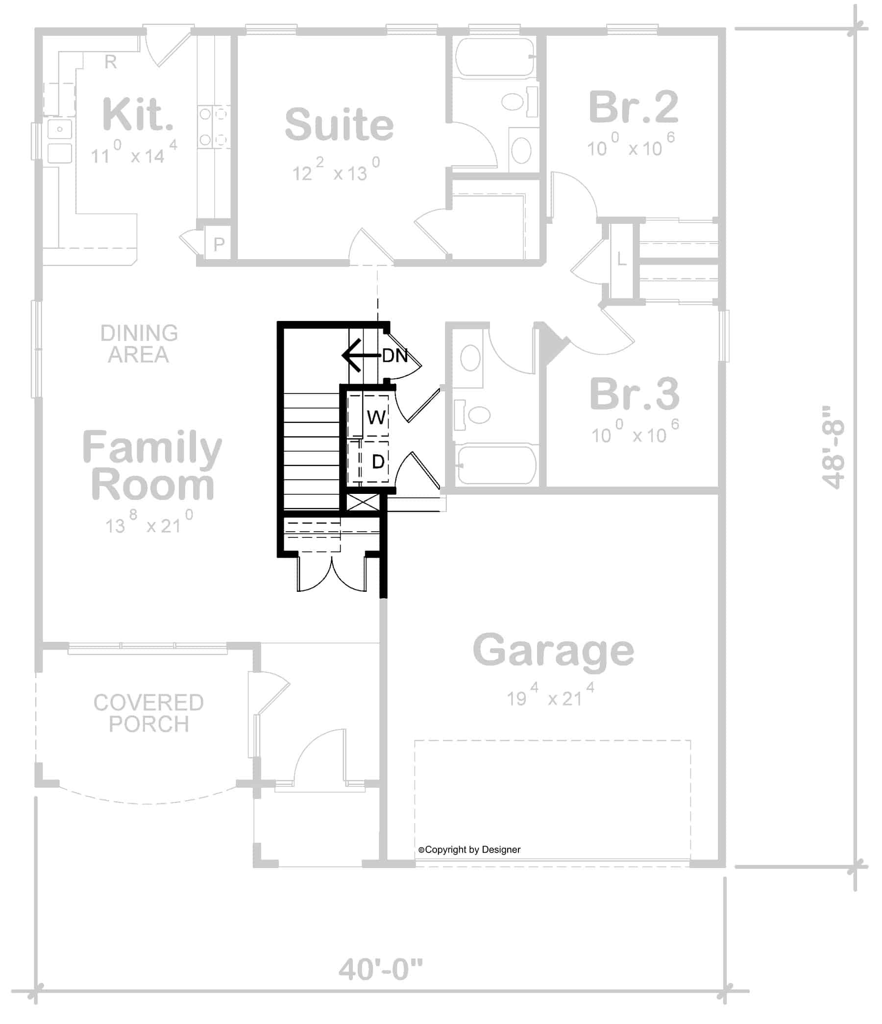 Basement Option Stair Location