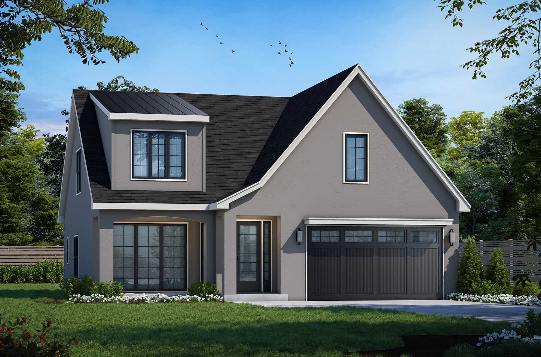 Transitional Home Plan - 5 Bedrms, 3 Baths - 2196 Sq Ft