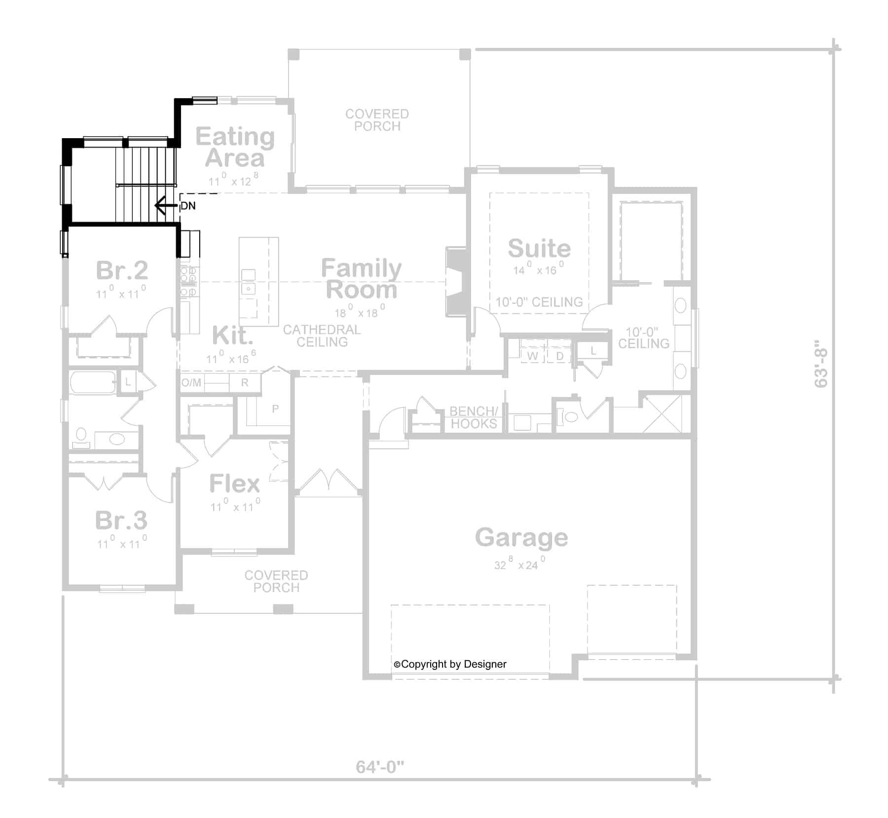 Basement Option Stair Location