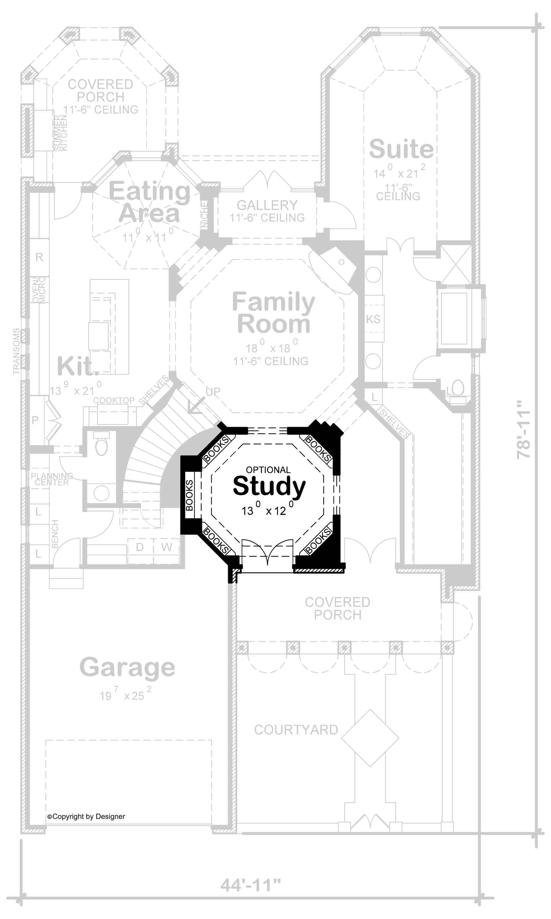 Alternative Main Level Layout