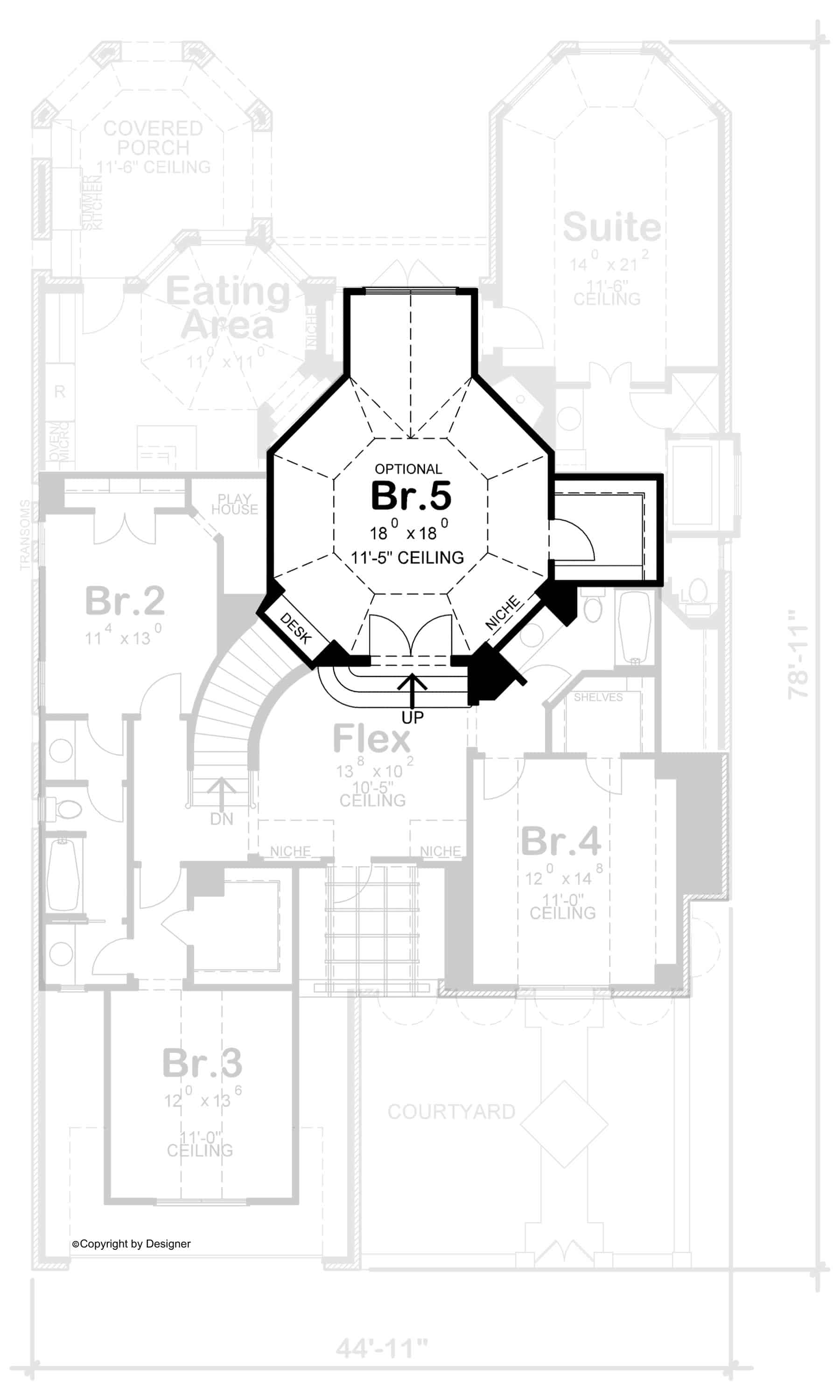 Alternative Upper Level Layout