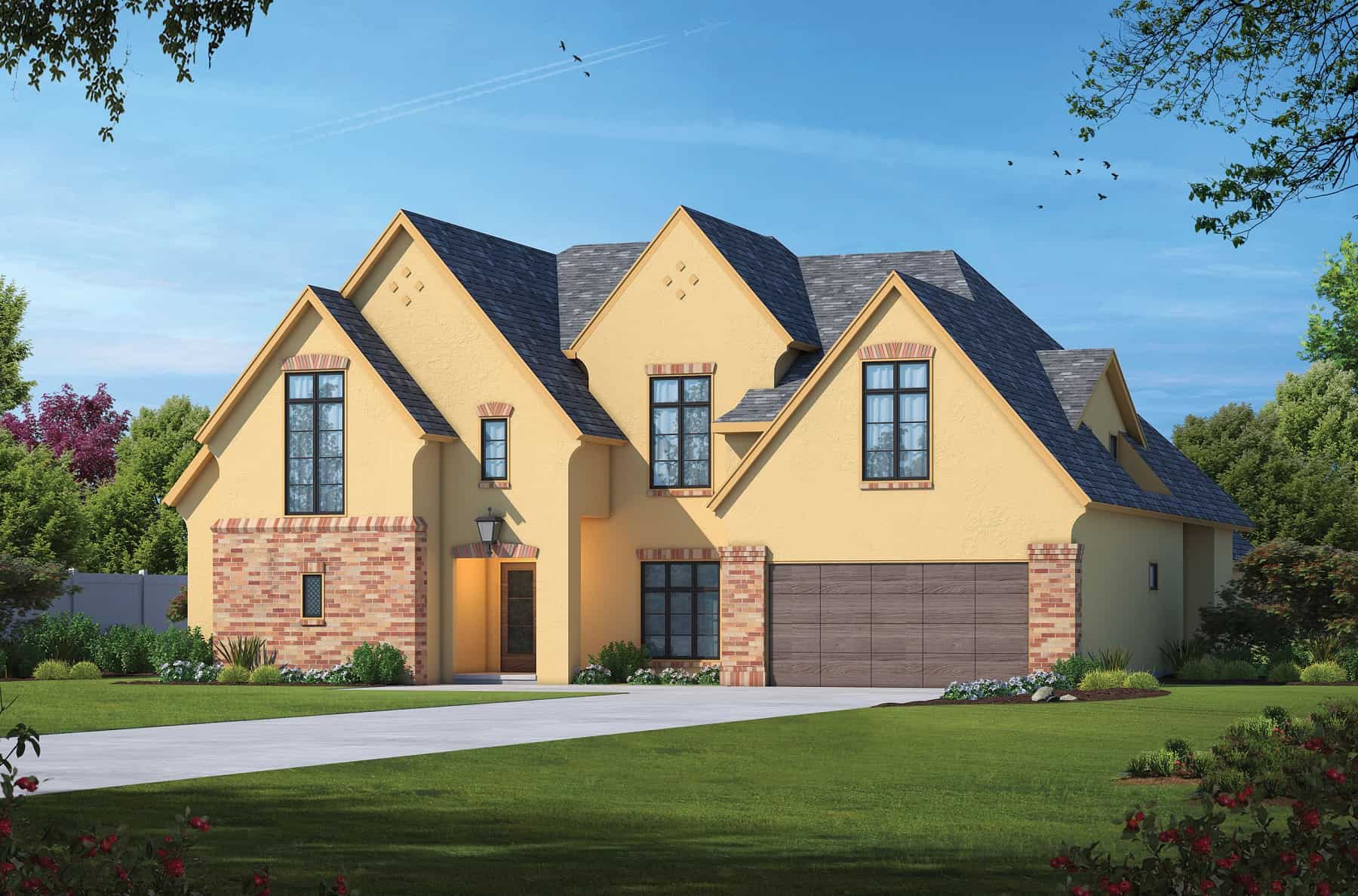 5-Bedroom, 5190 Sq Ft Luxury French Country House Plan - 120-2772 - Front Exterior