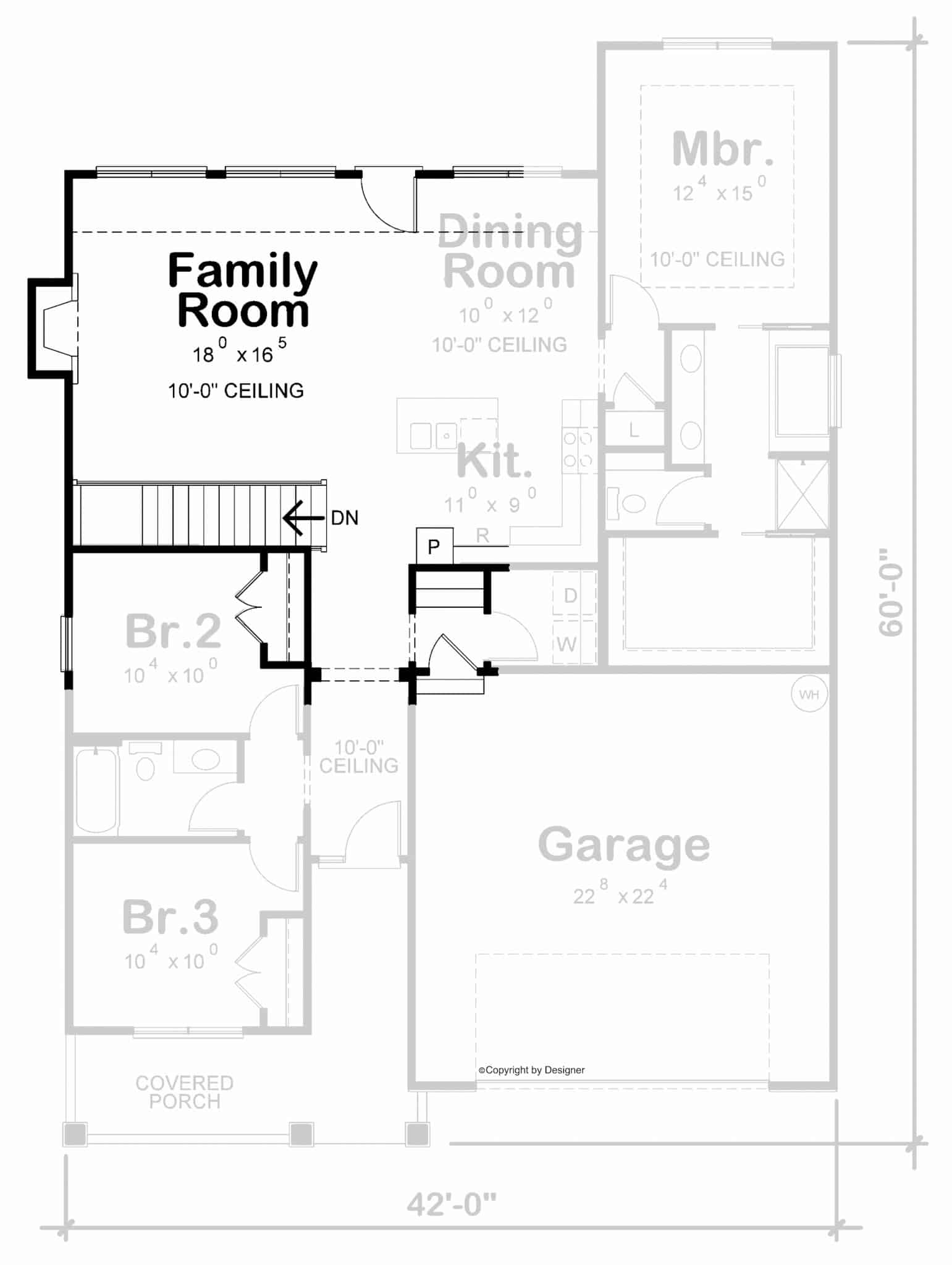 Basement Option Stair Location
