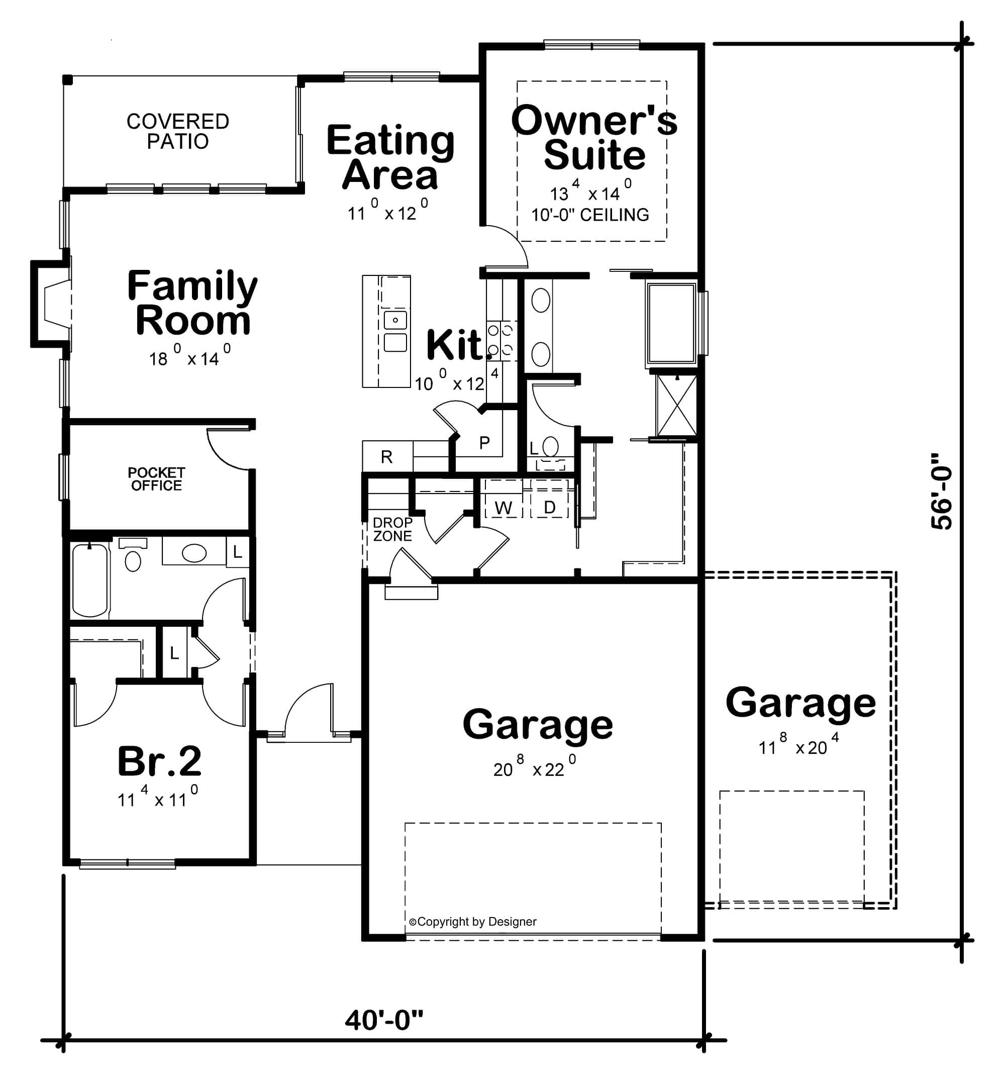 Alternative Main Level Layout