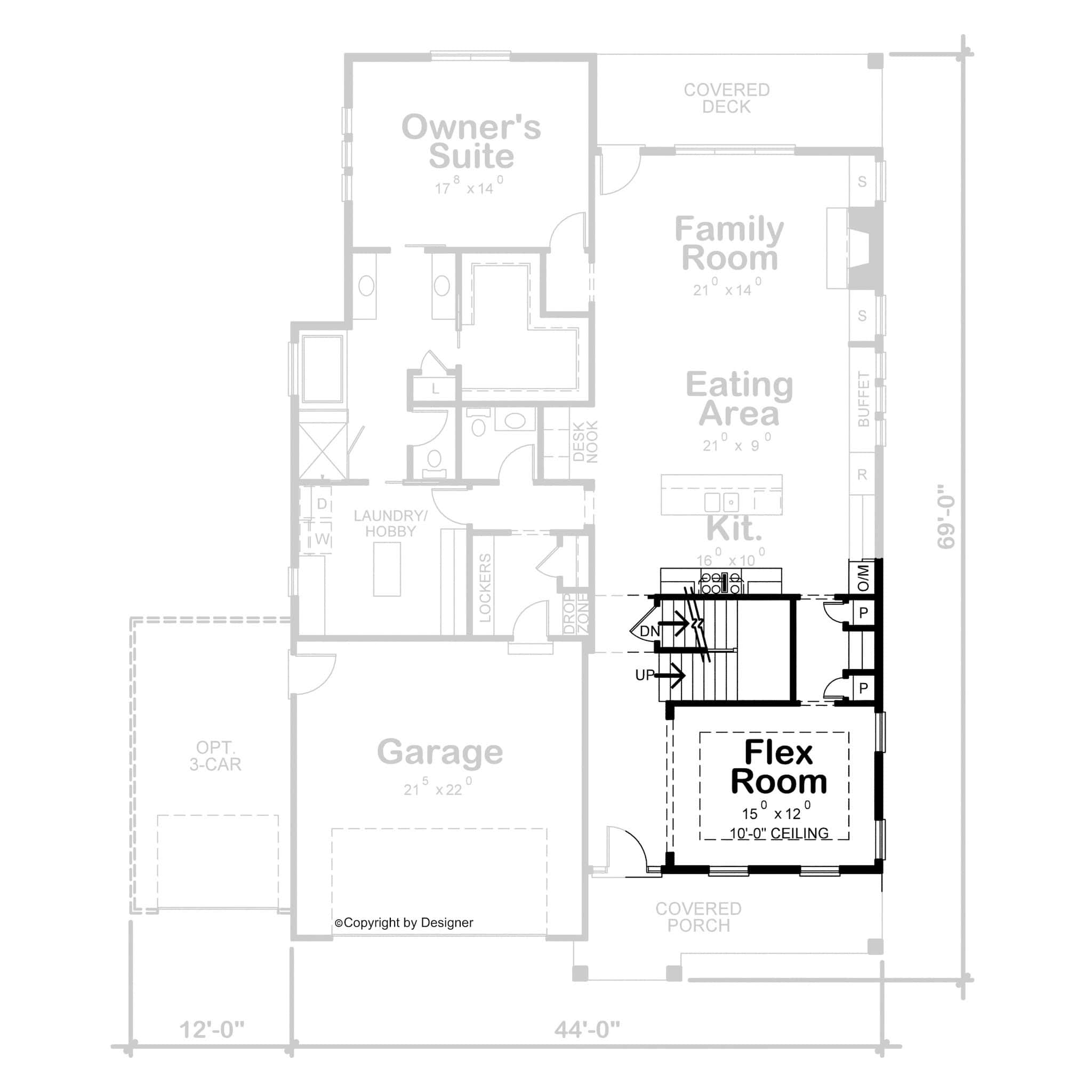 Basement Option Stair Location