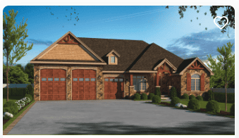 2-Bedroom, 1548 Sq Ft Craftsman Home Plan - 120-2823 - Main Exterior