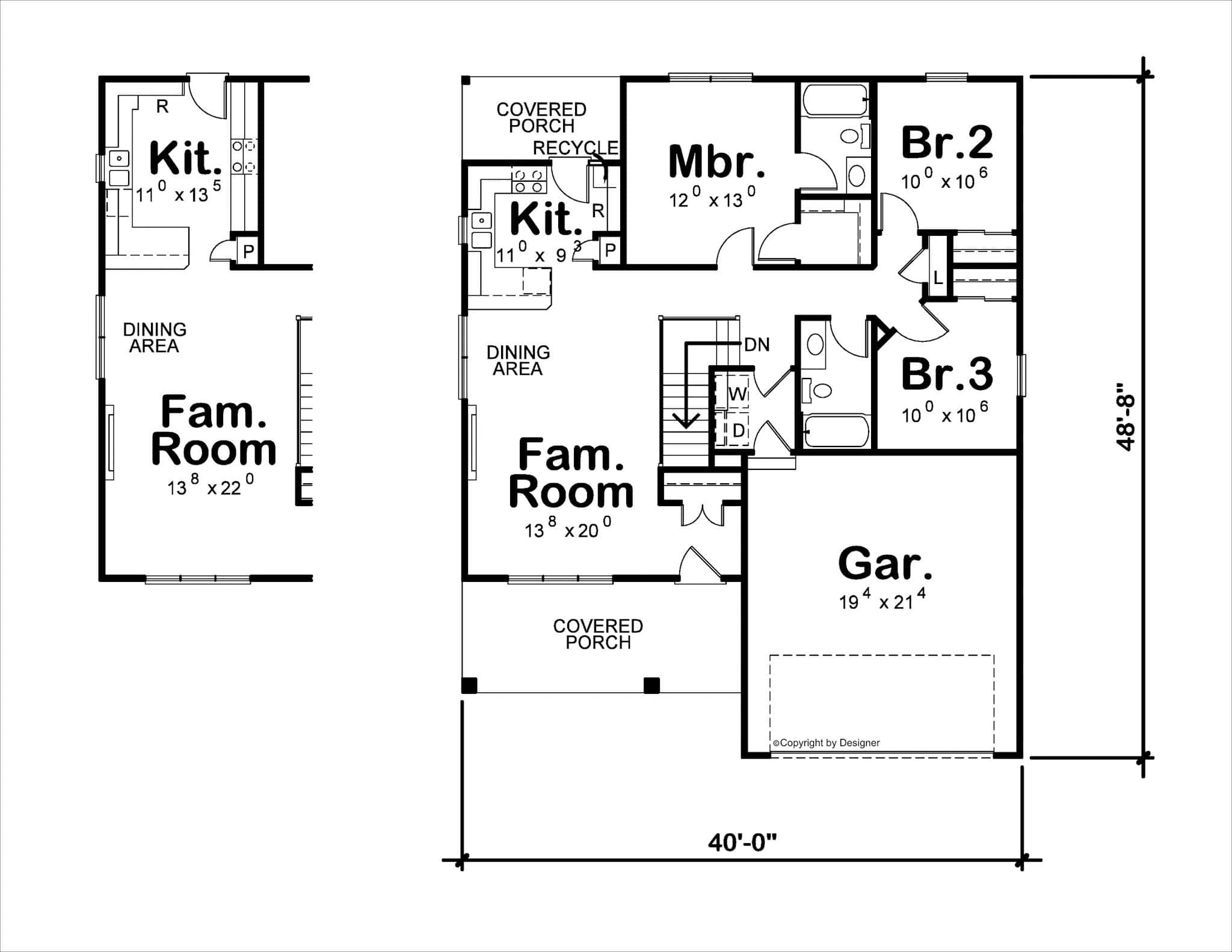 Floor Plan First Story