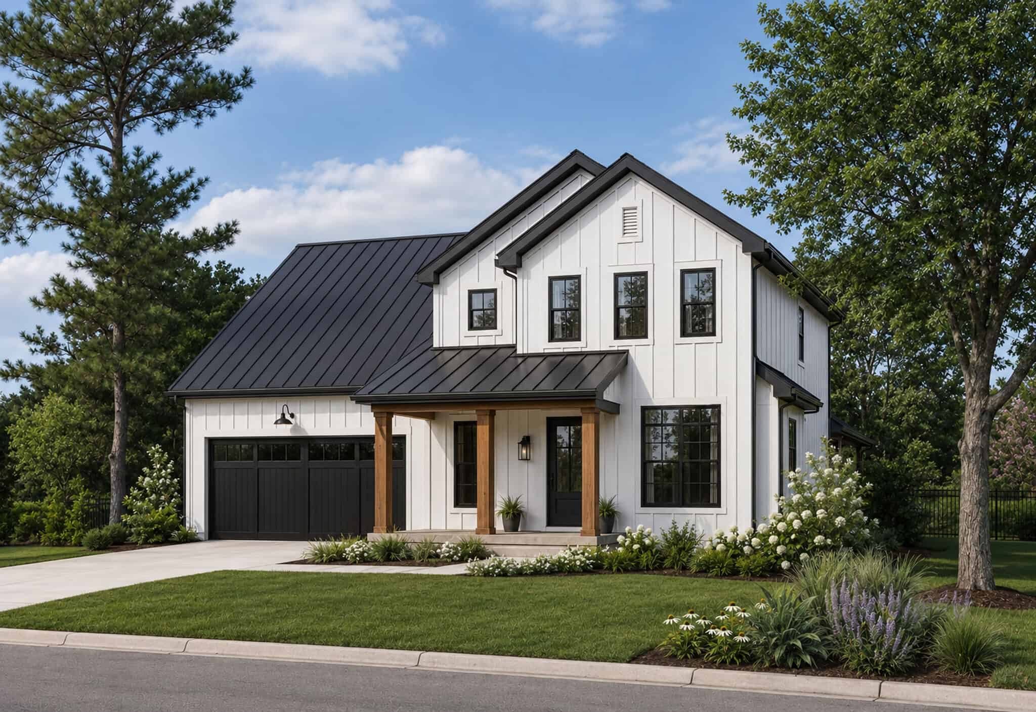 Modern Farmhouse Plan - 3 Bedrms, 2.5 Baths - 1490 Sq Ft - #120-2866