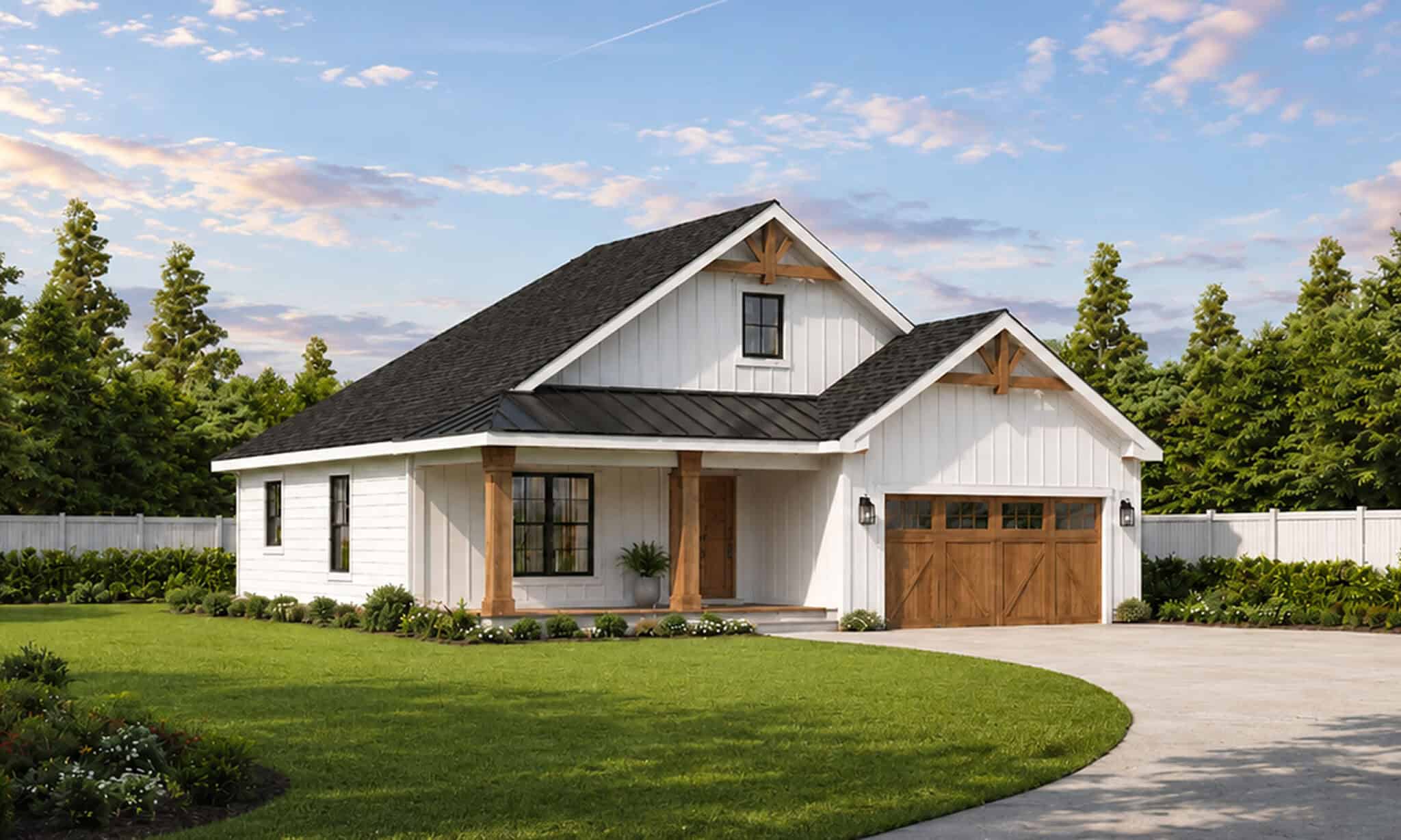 Modern Farmhouse Plan - 3 Bedrms, 2 Baths - 1195 Sq Ft - #120-2867