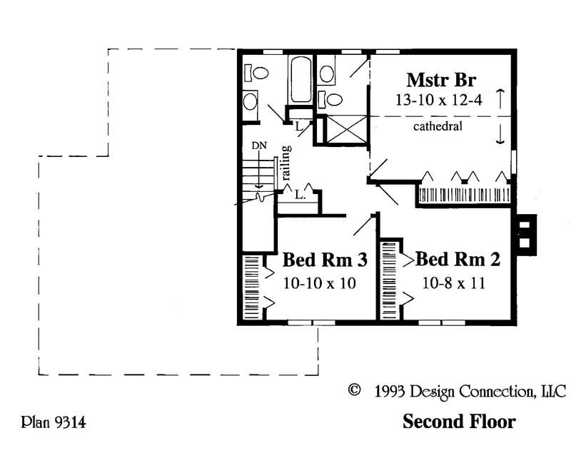 Second Level Floor Plan