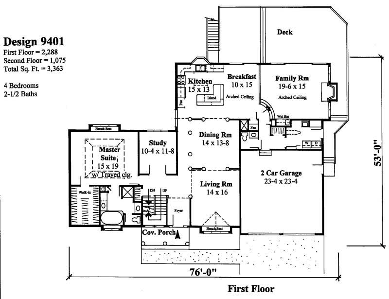 Main Level Floor Plan