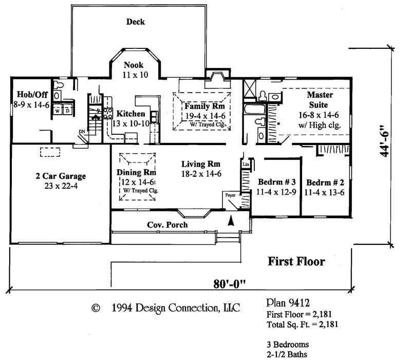 Main Level Floor Plan
