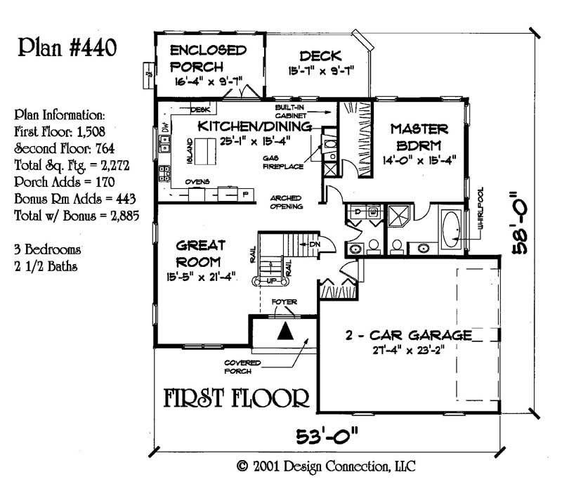 Main Level Floor Plan