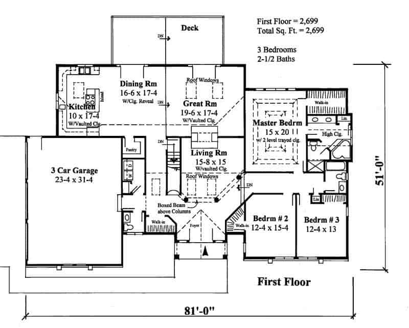 Main Level Floor Plan