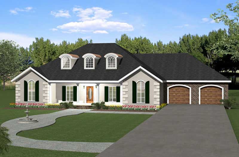 5-Bedroom, 2550 Sq Ft European House Plan - 123-1026 - Front Exterior