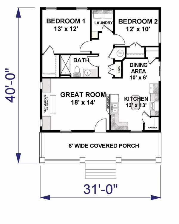 Floor Plan First Story